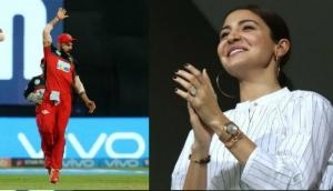 IPL 2018, RCB vs MI: Virat Kohli took brilliant catch of Hardik Pandya, wife Anushka Sharma's reaction is priceless; see video