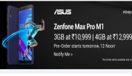 Pre-order Asus ‘Zenfone Max pro M1’ from tomorrow on Flipkart; Specification and price