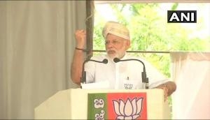 PM Modi rakes up surgical strike, says 'Cong disrespected soldiers'