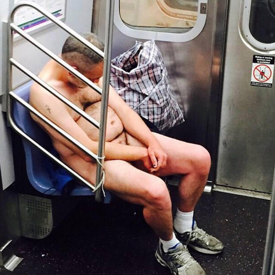 7 strangest people seen travelling on the New York subway; Pics inside