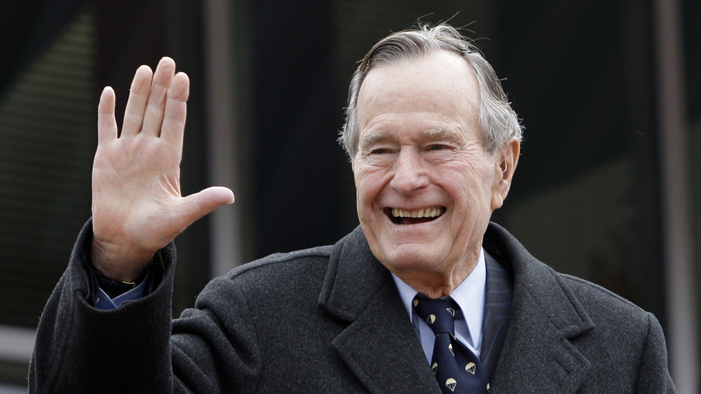 Bush Senior discharged from hospital after a week long treatment