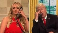 'I've never been so scared and horny at the same time', says fake Donald Trump on comedy show Saturday Night Live to porn star Stormy Daniels 
