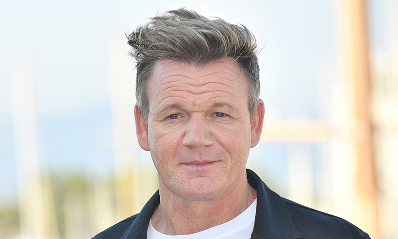 British chef Gordon Ramsay appears as Mrs Doubtfire wearing wig, specs and cardi for Masterchef Junior in Los Angeles