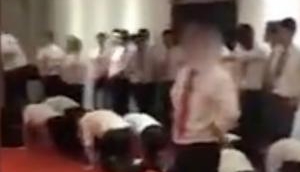 When employees were slapped and made to crawl like dogs in appraisal meeting, video inside