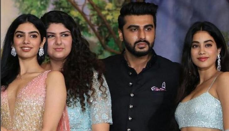 Finally Sonam Kapoor wedding reception became the reason for Arjun Kapoor and Janhvi Kapoor's union