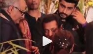 Cold War! Race 3 star Salman Khan's royal ignore to Arjun Kapoor in Sonam Kapoor's reception will make you believe that something's wrong, see video
