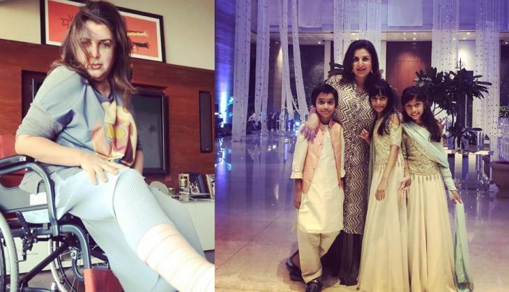 farah Khan injured