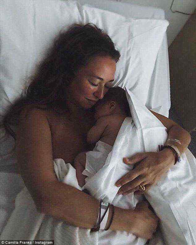 Fashion designer Camilla Franks, diagnosed with cancer, poses for intimate photographs with her daughter Luna