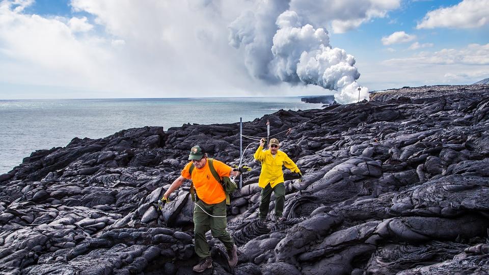 Hawaii Volcano Eruption and aftermath; dramatic visuals inside