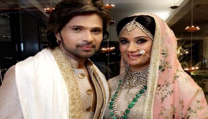 Himesh Reshammiya with his wife