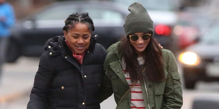 Meghan Markle's mother has arrived in London to meet the Queen before the royal wedding