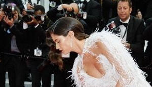 Cannes 2018: Victoria’s Secret model Sara Sampaio faces wardrobe malfunction; very close from flashing her breast
