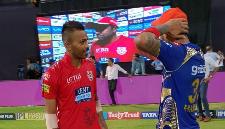 kl rahul mi Hardik Pandya kxip