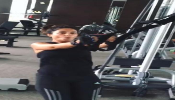 hina khan workout