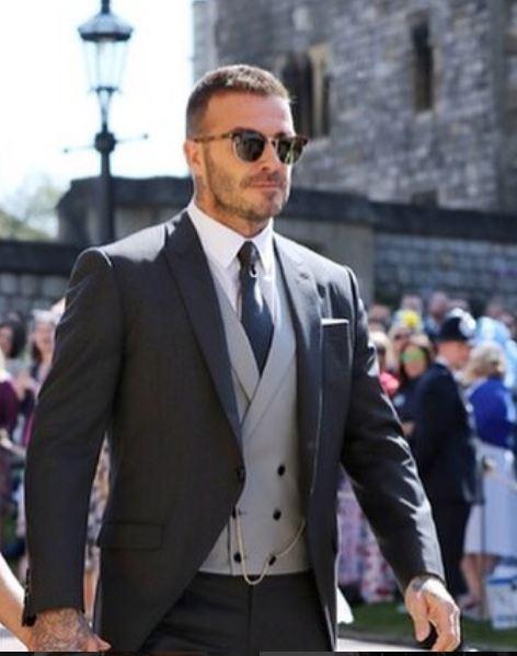 David beckham vest on sale suit