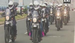 Navy bikers' expedition to spread coastal security awareness flagged off