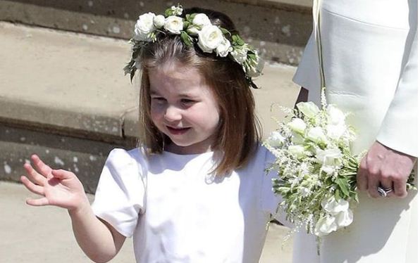  Watch Royal Wedding: Princess Charlotte is a 'show stopper', waves off as Prince Harry and Meghan Markle depart church in carriage
