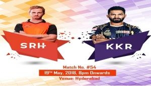 SRH vs KKR: Kane Williamson won the toss and chose to bat first