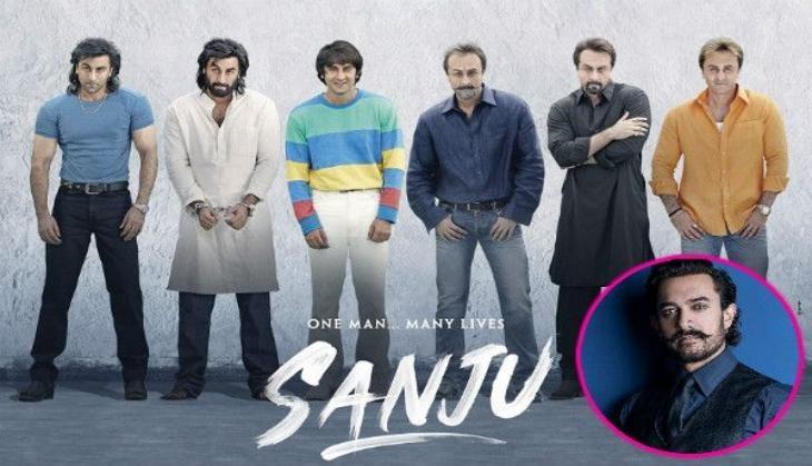 Aamir khan reacts on sanju