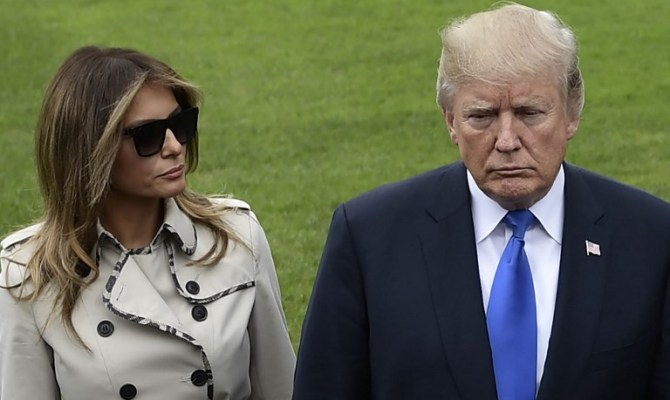  Trump misspells wife Melania’s name in homecoming tweet after kidney procedure