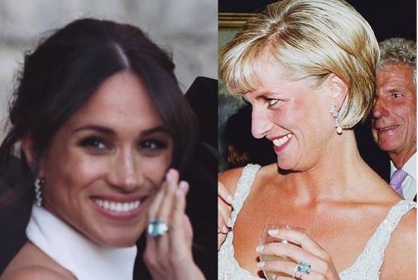 Royal Wedding: Meghan Markle honored Princess Diana by wearing her aquamarine ring at Frogmore House reception