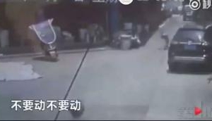 Viral Video: Man runs to save girl falling from building in China