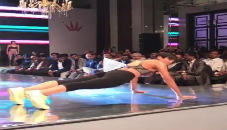 mandira bedi push-ups