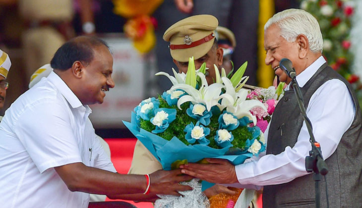 Star-studded swearing-in for Kumaraswamy. But alliance has its share of contradictions