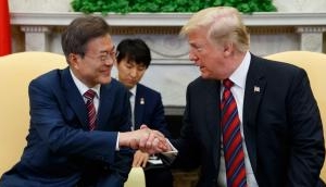 South Korean President Moon Jae-in reaches US to meet President Donald Trump
