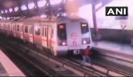 Shocking! 21-year-old man crosses Delhi Metro track, alert driver gave him narrow escape; see video