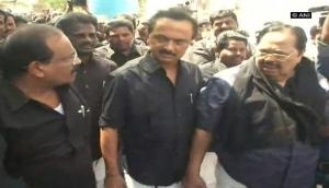 DMK protests over anti- Sterlite incident, demands CM's resignation
