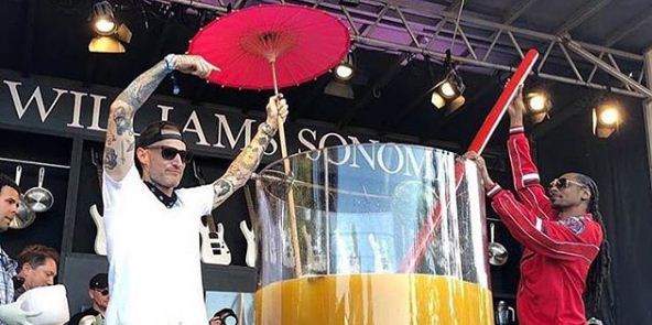 Insane! Snoop Dogg sets Guinness World record for 5-foot tall, 3-foot largest gin and juice cocktail