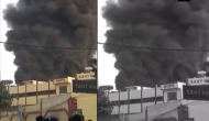 Massive fire breaks out at rubber factory in Delhi's Malviya Nagar, blaze spreads to school; 80 fire engines were rushed Air Force Joins Ops