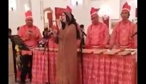 Watch: Indonesian Singer enthrals PM Modi with 'Sabarmati ke sant'
