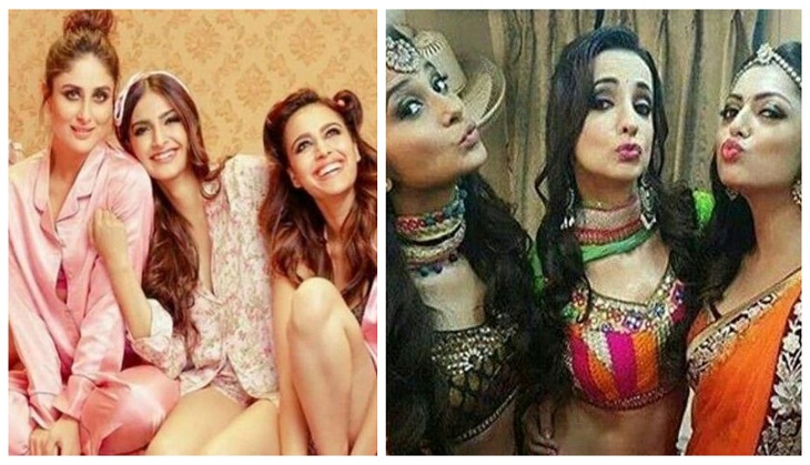 How about Veere Di Wedding on TV starring Jennifer Winget, Drashti Dhami and Sanaya Irani?
