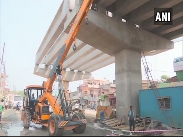 Under construction flyover railings collapse in Varanasi