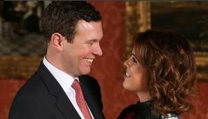 Another royal wedding! Princess Eugenie sends a sweet 'love' message to fiance Jack Brooksbank