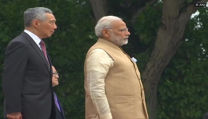 PM Modi accorded ceremonial welcome at Istana Merdeka