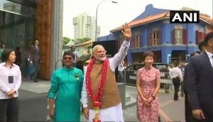 PM Modi receives ' rapturous' welcome in Singapore's Indian Heritage Centre