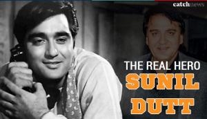 When Sunil Dutt, Sanjay Dutt's father saved his wife Nargis Dutt from the mouth of death and become the real hero