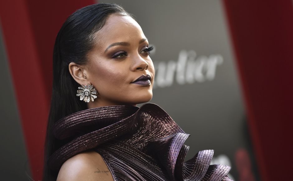 Rihanna and Kendall Jenner wears metallic Givenchy dress for Ocean's 8 New York premiere 