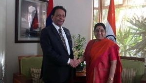 Sushma Swaraj, Mauritius Defence Minister discuss maritime cooperatio