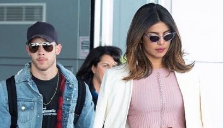 Priyanka Chopra and Nick Jonas were seen together at JFK airport in New