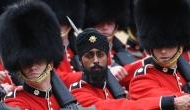 Historic! Sikh Guardsman wear turban during Trooping the Colour parade in UK 
