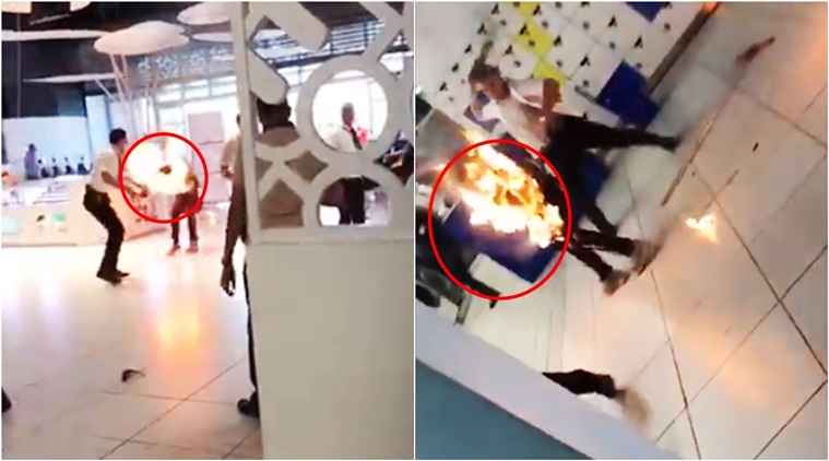 Watch: Is the video of the man on fire in a Dubai mall is fake? Here's the truth