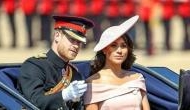 Meghan Markle wore bare-shouldered Carolina Herrera dress and her first bouncy blowout at Trooping the Colour parade 
