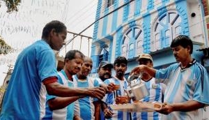 FIFA World Cup 2018: Indian tea stall owner paints entire house in Argentina colours to support Lionel Messi