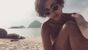 Ex-Bigg Boss contestant, Mandana Karimi posts a topless picture from the beach that will burn your screens; see pics and videos