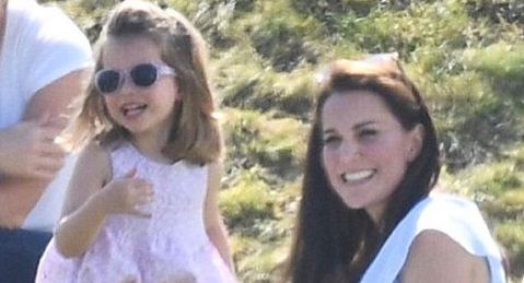 Princess Charlotte's goofy side at a Polo Match and Kate Middleton couldn't control her laughter