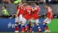Hosts Russia start World Cup with biggest-ever opening. Trounce Saudis 5-0